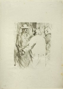 Clemenceau im Gebüsch, aus Au Pied du Sinaï von Henri de Toulouse Lautrec