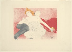 Ausschweifung (zweite Platte) von Henri de Toulouse Lautrec