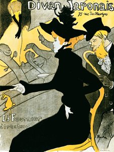 Divan Japonais Plakat, 1892 von Henri de Toulouse Lautrec