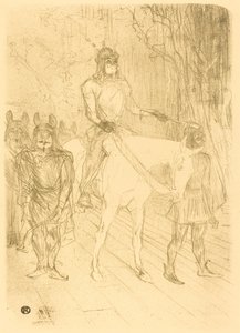 Eingang von Brasseur in "Chilperic" von Henri de Toulouse Lautrec