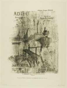 Abschied, aus Mélodies de Désiré Dihau von Henri de Toulouse Lautrec