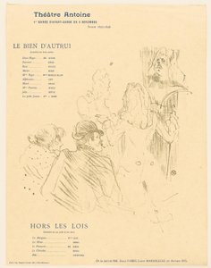 Hommage an Molière von Henri de Toulouse Lautrec