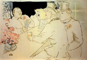 Irish American Bar oder The Chap Book von Henri de Toulouse Lautrec