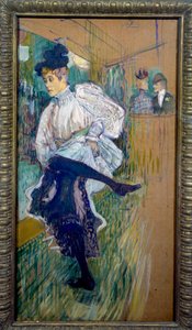 Jane Avril tanzt Jane Avril (1868-1943) war eine Tänzerin des Moulin Rouge