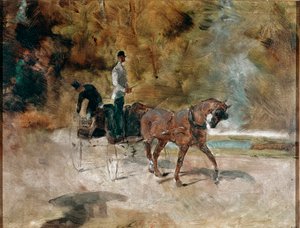 Die Kutsche von Henri de Toulouse Lautrec