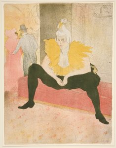 Die sitzende Clownesse, Mademoiselle Cha-u-Kao, aus der Serie Elles