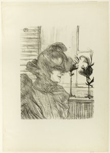 Le Margoin (Mademoiselle Louise Blouet) von Henri de Toulouse Lautrec