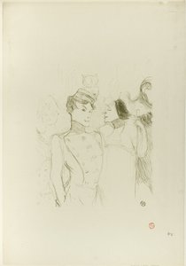 Lender und Lavallière in einer Revue im Variété