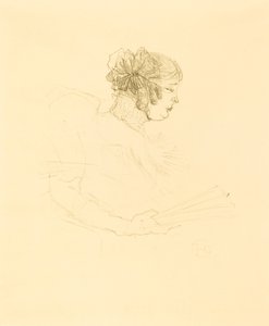 Luce Myres im Profil, 1895