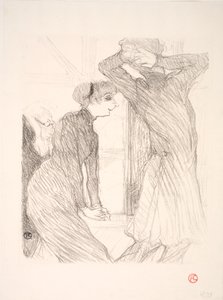 Lugné Poë und Berthe Bady in "Au-dessus des Forces Humaines" von Henri de Toulouse Lautrec