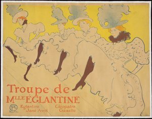 Mademoiselle Eglantines Truppe von Henri de Toulouse Lautrec