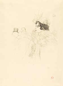 Miss May Belfort in der Irish and American Bar, rue Royale, 1895