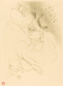 Mlle. Lender und Baron Mlle. Lender et Baron, 1893 von Henri de Toulouse Lautrec