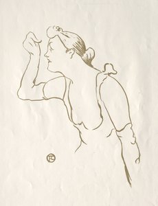 Paula Brébion, 1893 von Henri de Toulouse Lautrec