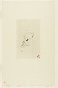 Porträt eines Mannes von Henri de Toulouse Lautrec