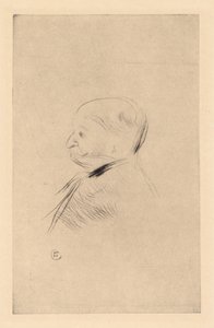 Porträt eines Mannes, 1898 gedruckt 1927 von Henri de Toulouse Lautrec