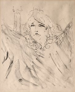 Porträts von Schauspielern und Schauspielerinnen: Dreizehn Lithografien: Sarah Bernhardt, 1898