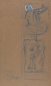 Vorläufiges Design für das Theaterplakat zu Le Chariot de Terre Cuite, 1894 von Henri de Toulouse Lautrec