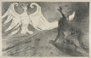 Projekt für Frontispiz zu: Am Fuße des Sinai, 1898 von Henri de Toulouse Lautrec