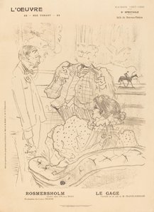 Rosmersholm, Le Gage, 1897 von Henri de Toulouse Lautrec