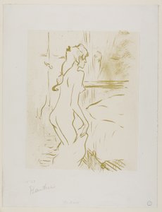 Studie einer Frau von Henri de Toulouse Lautrec