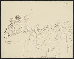 Untergang, 1881 von Henri de Toulouse Lautrec