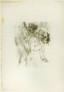 Die Verhaftung von Schlomé Fuss, aus Am Fuße des Sinai von Henri de Toulouse Lautrec