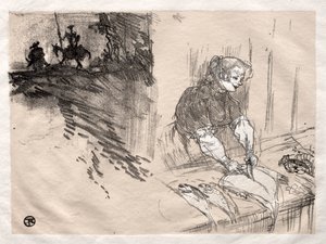 Die kurzen Freuden: Umschlag von Henri de Toulouse Lautrec