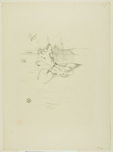 Die Schmetterlinge, aus Mélodies de Désiré Dihau von Henri de Toulouse Lautrec