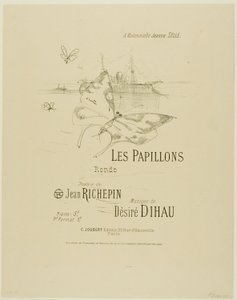 Die Schmetterlinge, aus Mélodies de Désiré Dihau von Henri de Toulouse Lautrec