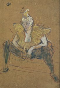 Die Clownin Cha-U-Kao sitzt, 1895