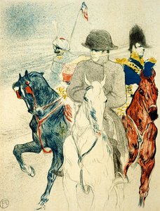 Die Geschichte von Napoleon I, abgelehnter Entwurf eines Plakats zum Buch, 1895 von Henri de Toulouse Lautrec