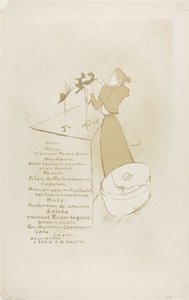 Die Modistin, Renée Vert von Henri de Toulouse Lautrec