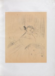 Yvette Guilbert-Englische Serie: Altes Lied von Henri de Toulouse Lautrec