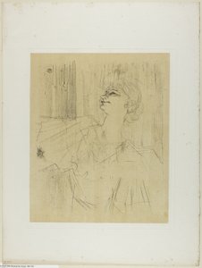 Yvette Guilbert—A Menilmontant de Bruant, aus Yvette Guilbert von Henri de Toulouse Lautrec