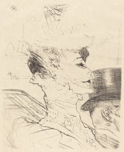 Yvette Guilbert? von Henri de Toulouse Lautrec