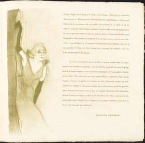 Yvette Guilbert, 1894 von Henri de Toulouse Lautrec