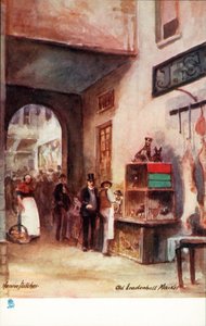Altes London: Alter Leadenhall-Markt von Henrie Pitcher