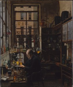Henry Alexander im Labor von Henry Alexander