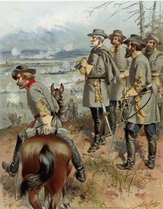 Gen. Robt. E. Lee in Fredericksburg, 13. Dezember 1862, veröffentlicht 1900 von Henry Alexander Ogden