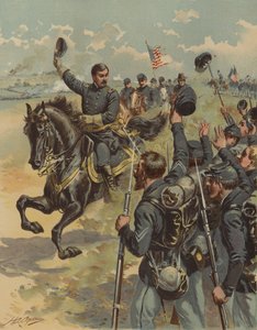 General McClellan in der Schlacht von Antietam, Maryland, Amerikanischer Bürgerkrieg, 17. September 1862
