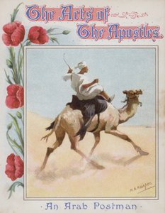 Ein arabischer Postbote (Chromolithografie)