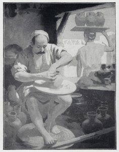 Ein östlicher Töpfer (Lithografie) von Henry Andrew Harper