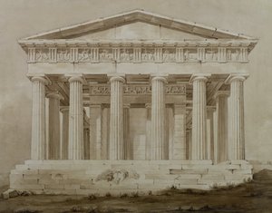 Tempel des Hephaistos, Athen von Henry Bailey