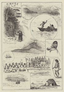 Kreuzfahrt der HMS Ruby nach Staten Island und dem Beagle-Kanal von Henry Charles Seppings Wright