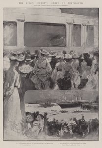 Die Reise des Königs, Szenen in Portsmouth