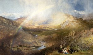 Der Regenbogen, 1862 von Henry Clarence Whaite