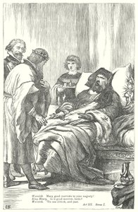 König Heinrich IV. Teil II (Gravur) von Henry Courtney (after) Selous