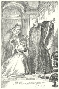 Romeo und Julia (Gravur) von Henry Courtney (after) Selous