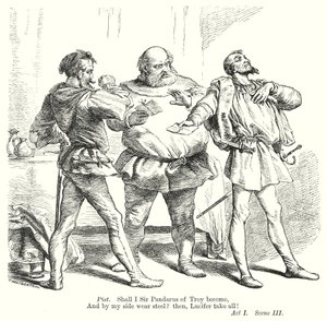 Die lustigen Weiber von Windsor (Gravur) von Henry Courtney (after) Selous